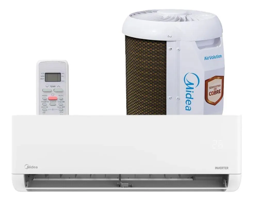 Ar Condicionado Split Inverter Midea Airvolution 9.000 BTUs Frio Branco 220V — foto 1