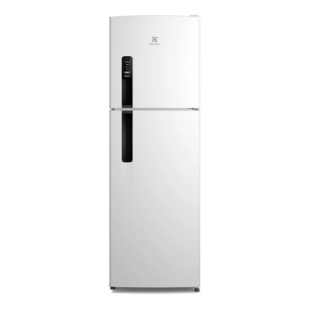 Geladeira Electrolux Frost Free 400L na cor branca com tecnologia AutoSense e congelador superior modelo IF44 — foto 1