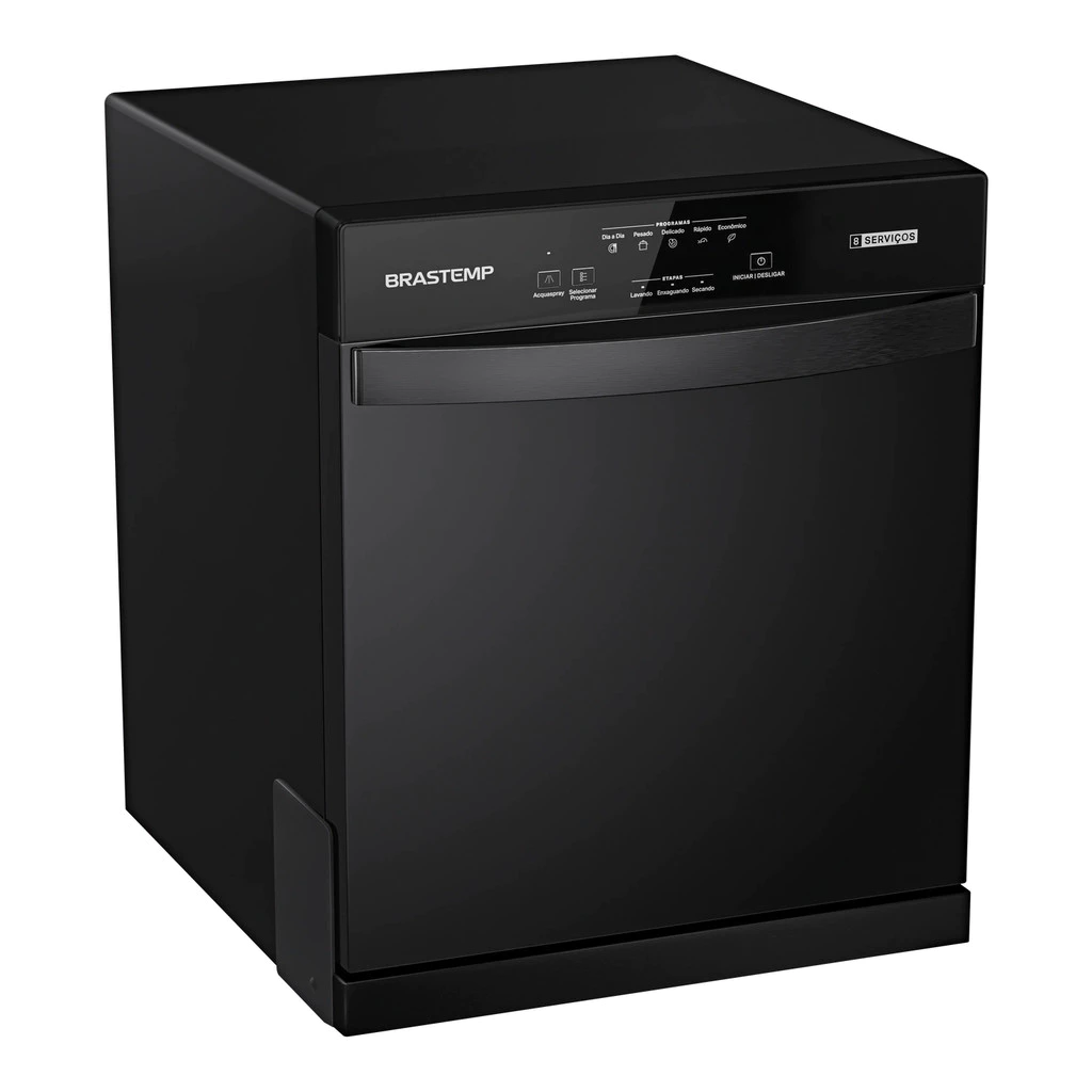 Lava-Louças Brastemp 8 Serviços Preta BLF08AE