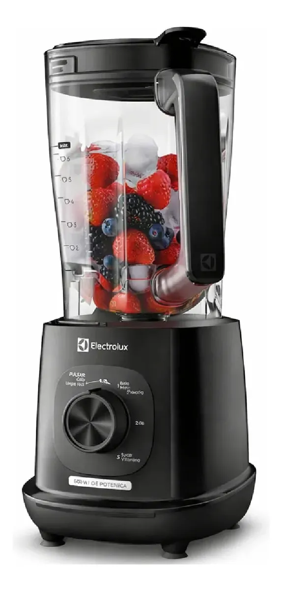 Liquidificador Electrolux Efficient 600W 2.7L na cor preta com tecnologia TriForce e 3 velocidades — foto 1